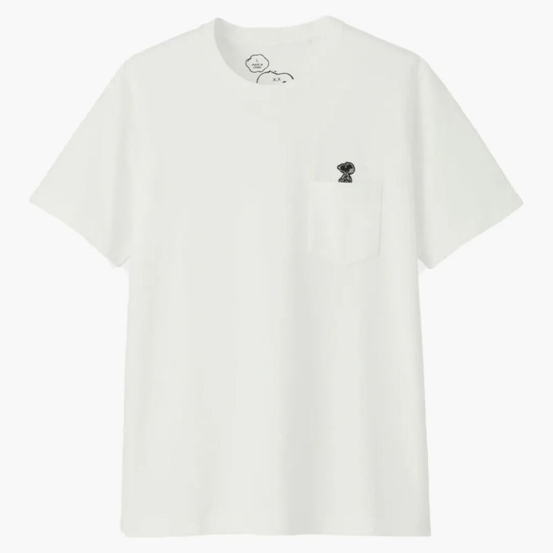 Kaws X Uniqlo X Peanuts Snoopy Pocket Tea (FW17) White