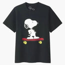 Kaws X Uniqlo X Peanuts Snoopy Skateboarding Tea (Japanese Sizing) Black