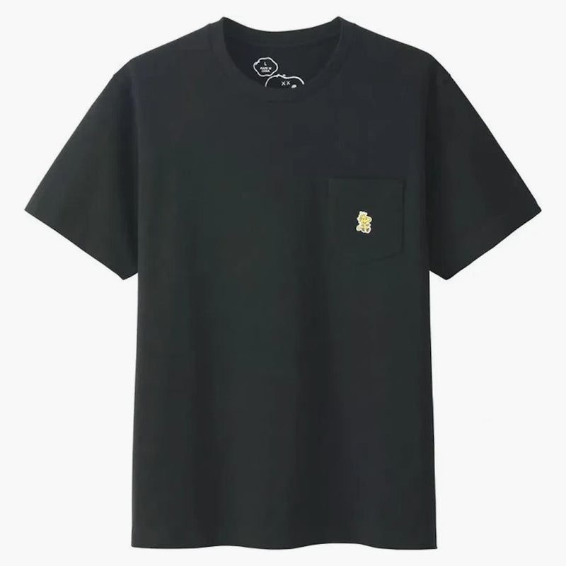 Kaws X Uniqlo X Peanuts Woodstock Pocket Tea Black