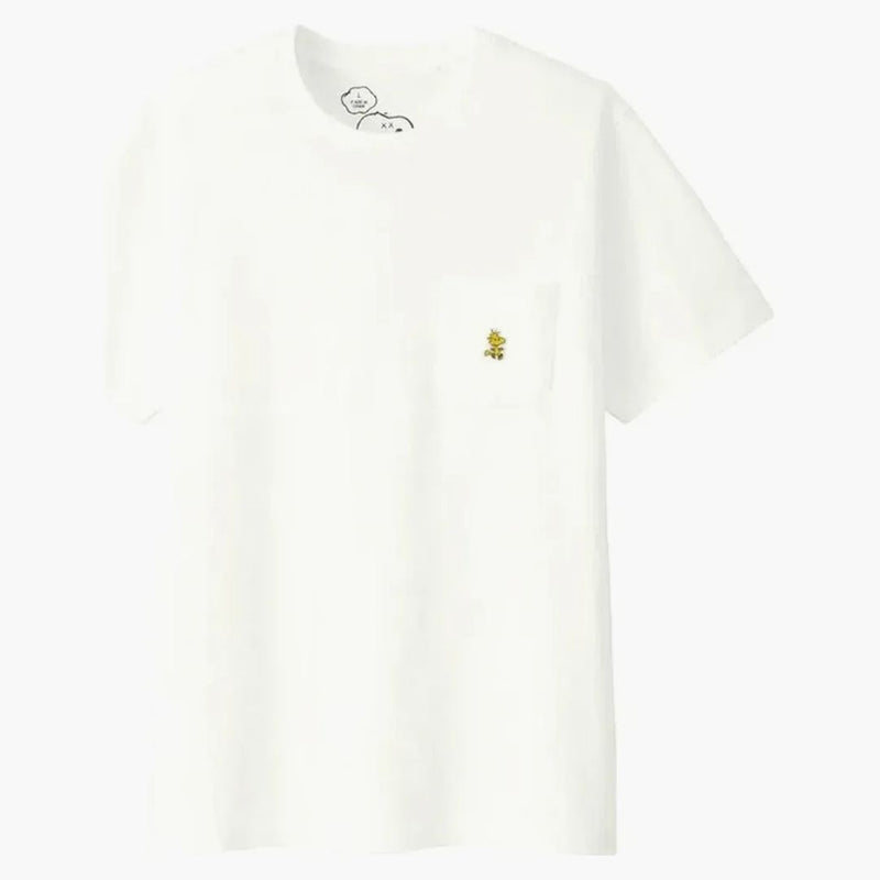 Kaws X Uniqlo X Peanuts Woodstock Pocket Tee White