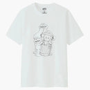Kaws X Uniqlo X Sesame Street Companion Trash Can Outline Tea (US SISAG) White
