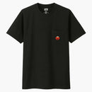 Kaws X Uniqlo X Sesame Street Elmo Pocket Tea Black