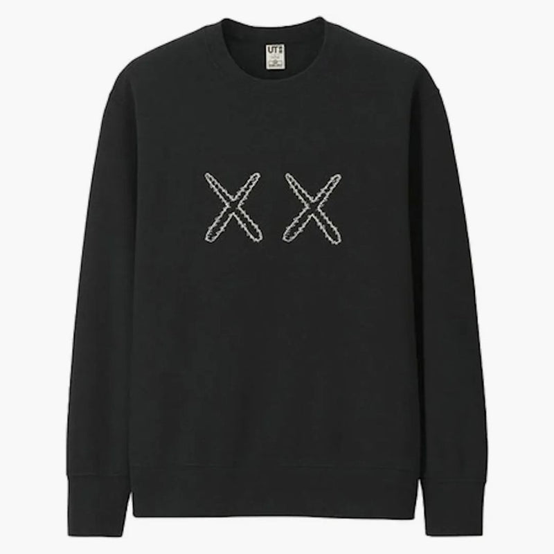 Kaws X Uniqlo X Sesame Street XX Sweatshirt (Japanese Sizing) Black