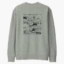 Kaws x uniqlo x sesame street xx sudadera (dimensionamiento japonés) gris