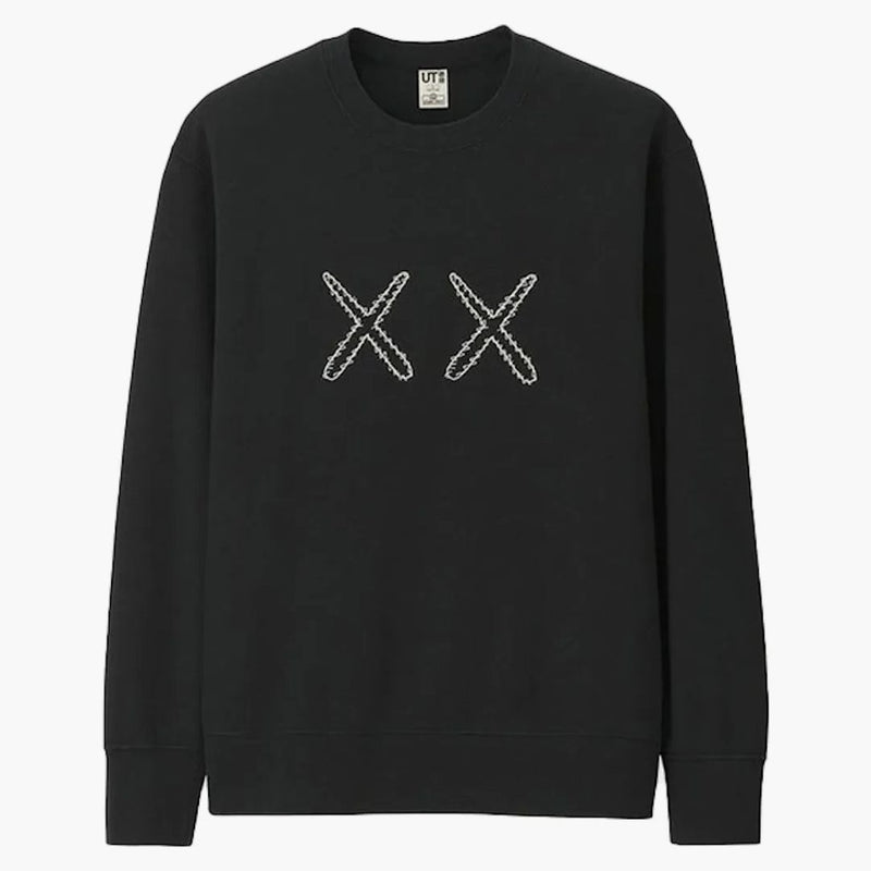 Kaws X Uniqlo X Sesame Street XX Sweatshirt Black