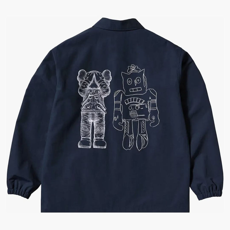 Kaws x Uniqlo Warhol Coach 476316 Jacket (dimensionamiento de Asia) Armada