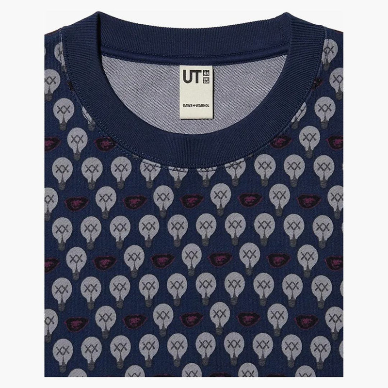 Kaws X Uniqlo Warhol Graphic 477201 Sweatshirt Navy