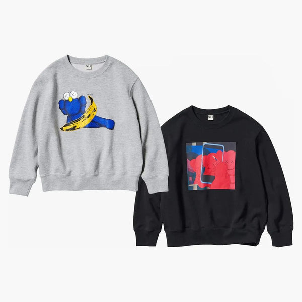 Kaws X Warhol Kids 'Graphic 472991/476408 Sweatshirt Set Grey