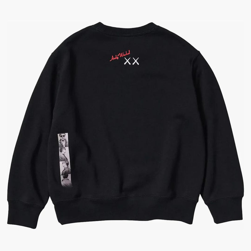 Kaws X Uniqlo Warhol Kids 'Graphic 476408 Sweatshirt Black