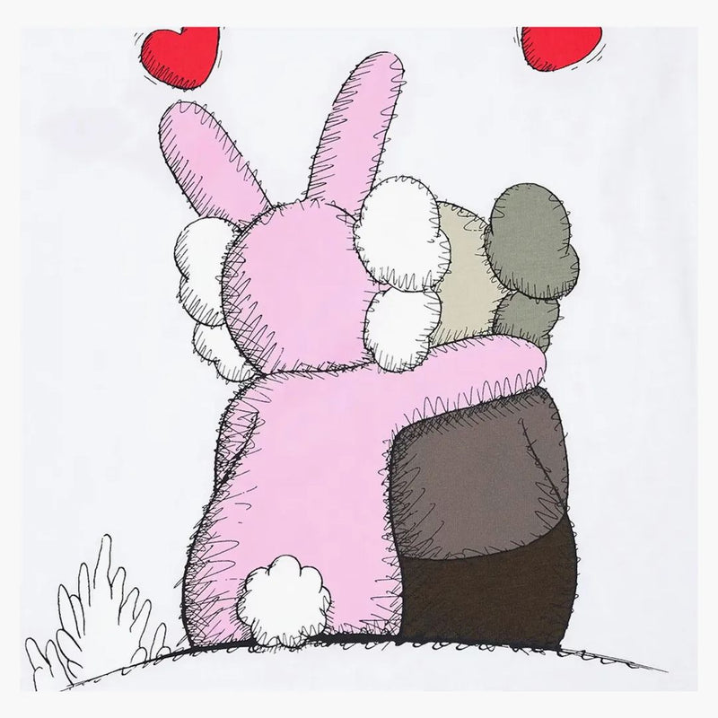 KAWS X WARHOL UT Graphic 476350 T-Shirt (Asia Dimensionamento) Bianco
