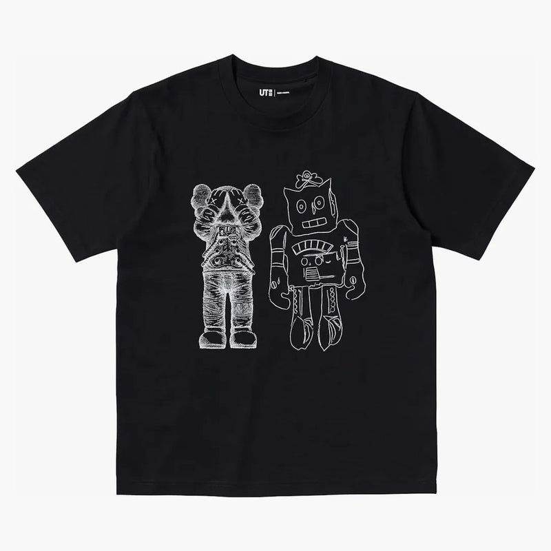KAWS X Warhol UT Graphic 476351 T-shirt (Asia Size) Czarny