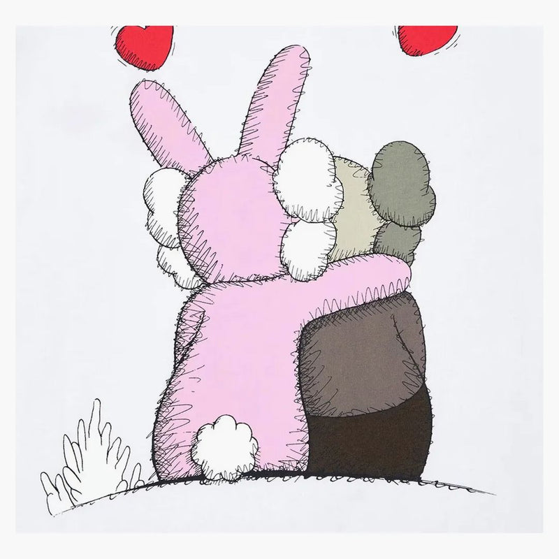 Kaws x uniqlo warhol ut barn grafik 476423 t-shirt vit
