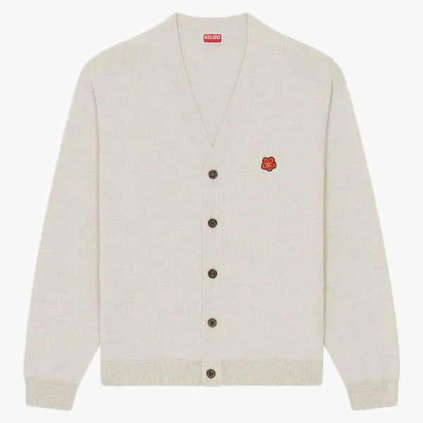 Kenzo Boke Flower Embroidered Cardigan Black