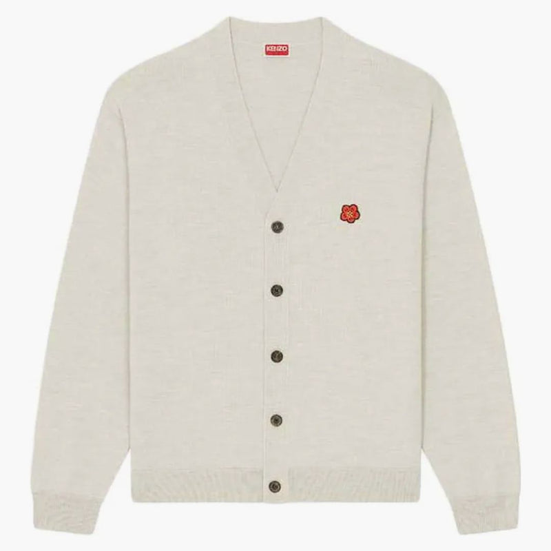 Kenzo Boke Flower Embroidered Cardigan Black