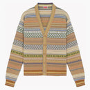Kenzo Fairisle Cardigan Camel Cardigan Camel