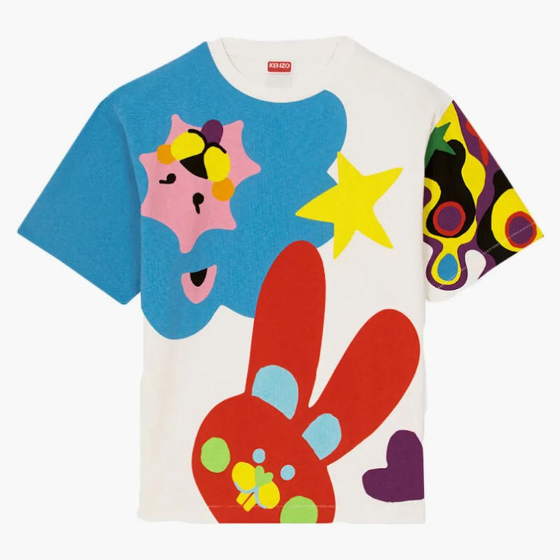 Kenzo Kenzoo Oversized T-shirt Off White