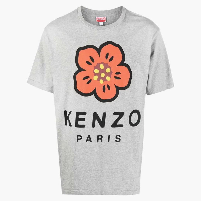 Kenzo Logo-print Detail T-shirt Grey