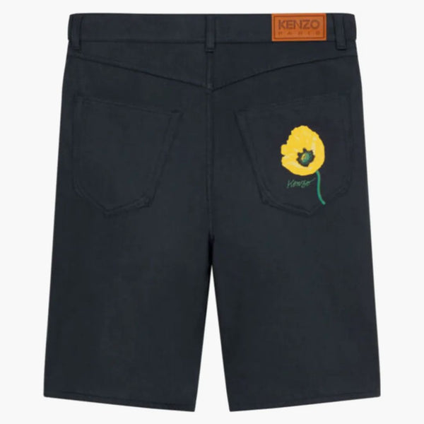 Kenzo Poppy By Nigo Five Pocket Shorts Midnight Blue