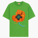 Kenzo Poppy By Nigo Front Print T-shirt Grass Green