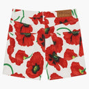 Kenzo Poppy by Nigo Women's Shorts White Red