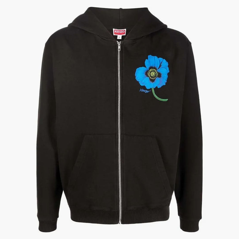 Kenzo Poppy By Nigo Zip Jacket Black