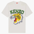Kenzo Tiger Varsity Camiseta relajada de blanco