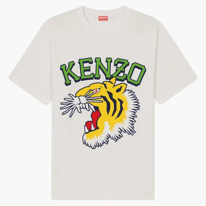 Kenzo Tiger Varsity Relaxed T-shirt Off White