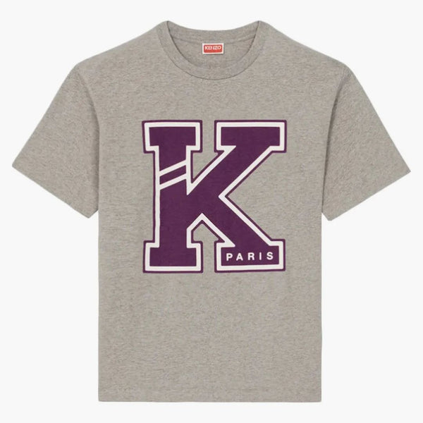Kenzo Varsity T-shirt Pearl Grey