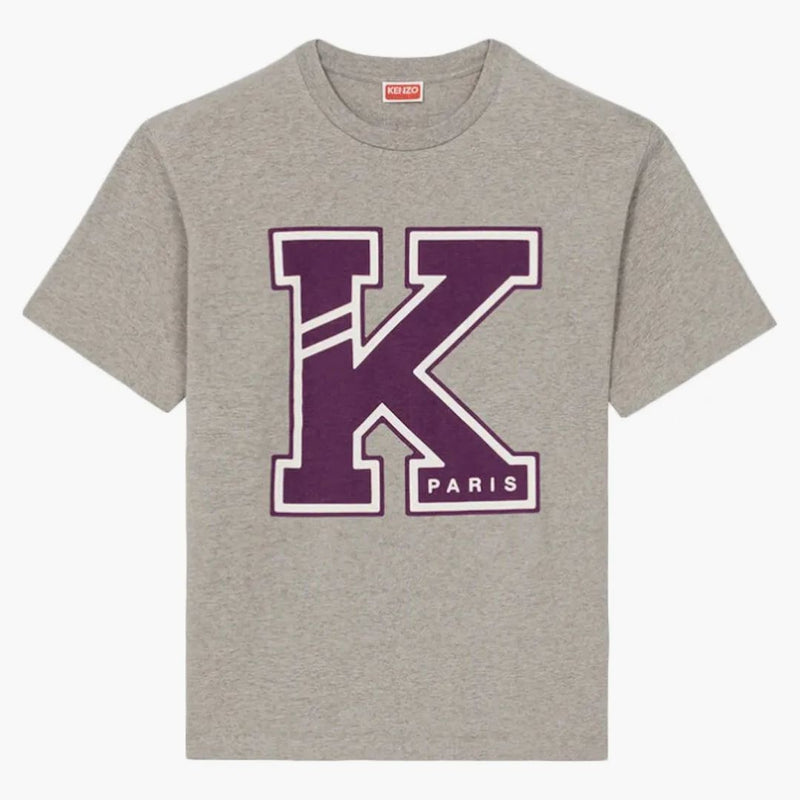 Kenzo Varsity T-shirt Pearl Grey