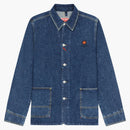 Kenzo X Nigo Boke Flower Crest Denim Workwear Jacket Blue