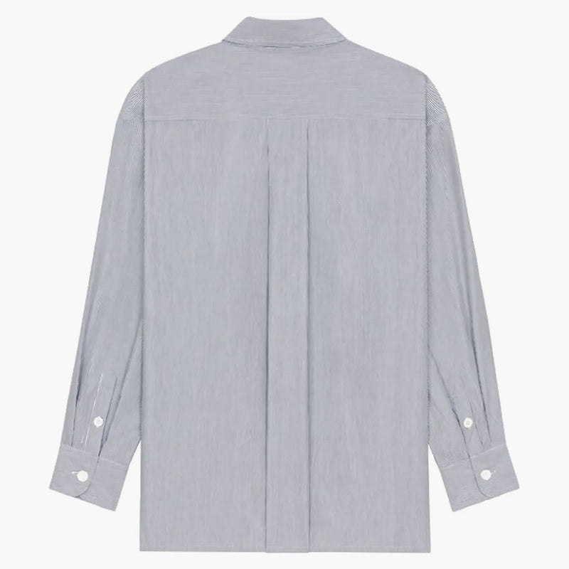 Kenzo X Nigo Boke Flower Crest On Pocket Oversized Shirt Midnight Blue