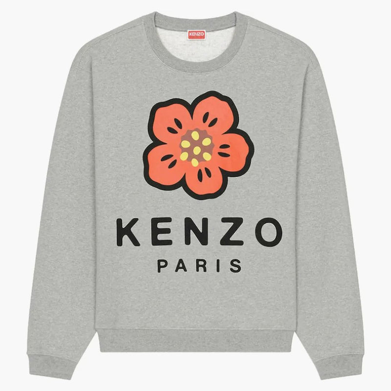 Kenzo X Nigo Boke Flower Crewneck Sweatshirt Pearl Grey