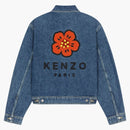 Kenzo X Nigo Boke Flower Embroidered Denim Tracker Jacket Blue
