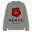Kenzo X Nigo Boke Flower Merino Wool Jumper Misty Gray