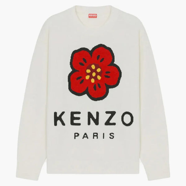 Kenzo X Nigo Boke Flower Marino Wool Jumper Off White