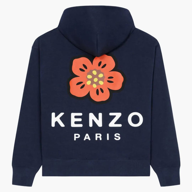 Kenzo X Nigo Boke Flower Oversized Hoodie Midnight Blue