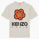 Kenzo x nigo boke flores camiseta gris pálido