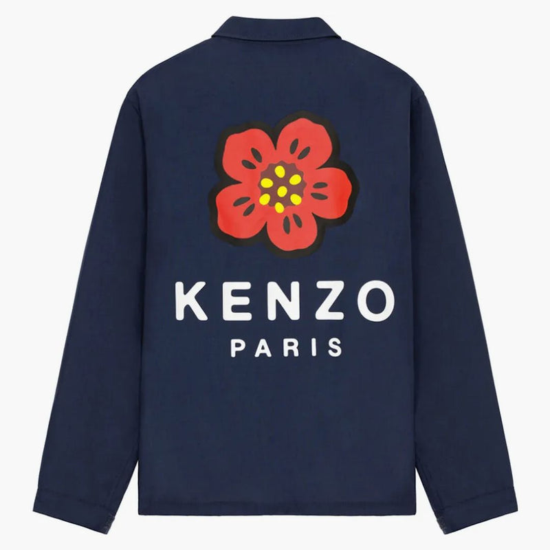 Kenzo X Nigo Boke Flower Women's Coach Jacket Navy