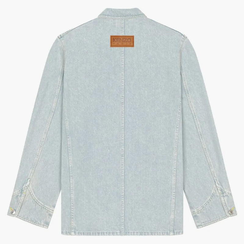 Kenzo x Nigo Boke Flower damskie dżinsowe jeansowe odzież robocza niebo niebieskie