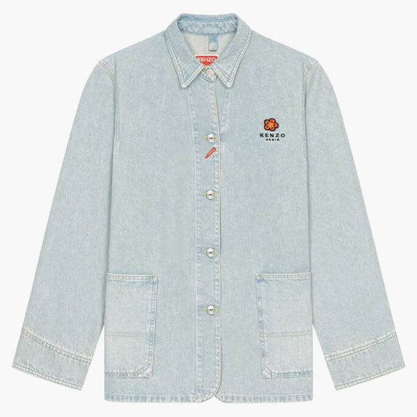 Kenzo x Nigo Boke Flower damskie dżinsowe jeansowe odzież robocza niebo niebieskie