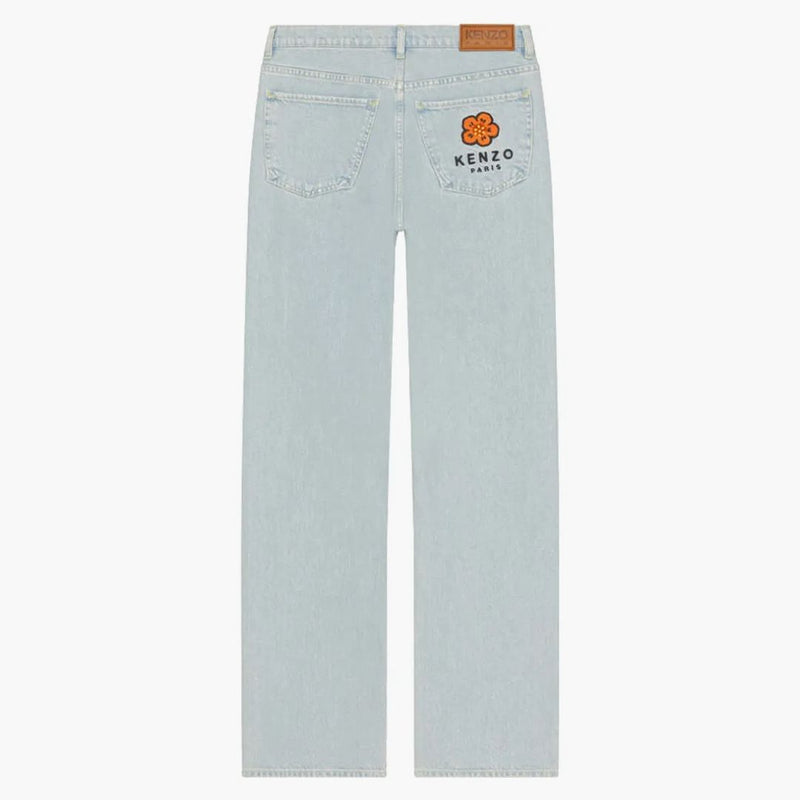 Kenzo X Nigo Boke Flower Women's Crest Jeans Sky Blue