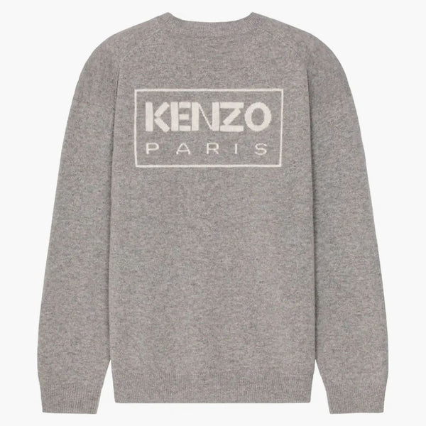 Kenzo x Nigo Paris Merino Wool Jumper Misty Grey