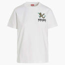 Kenzo X Nigo Tiger Tail Logo Embroidered T-Shirt White