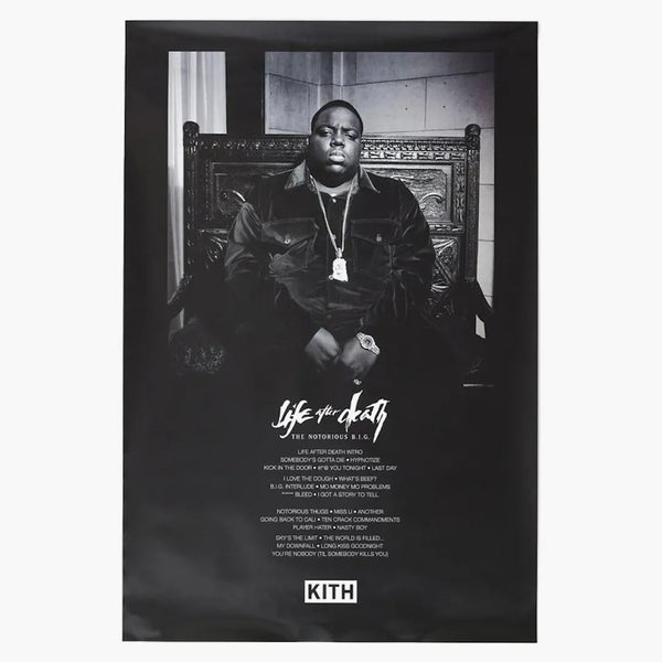 Kith Notorious B.I.G Život po plakátu smrti černé