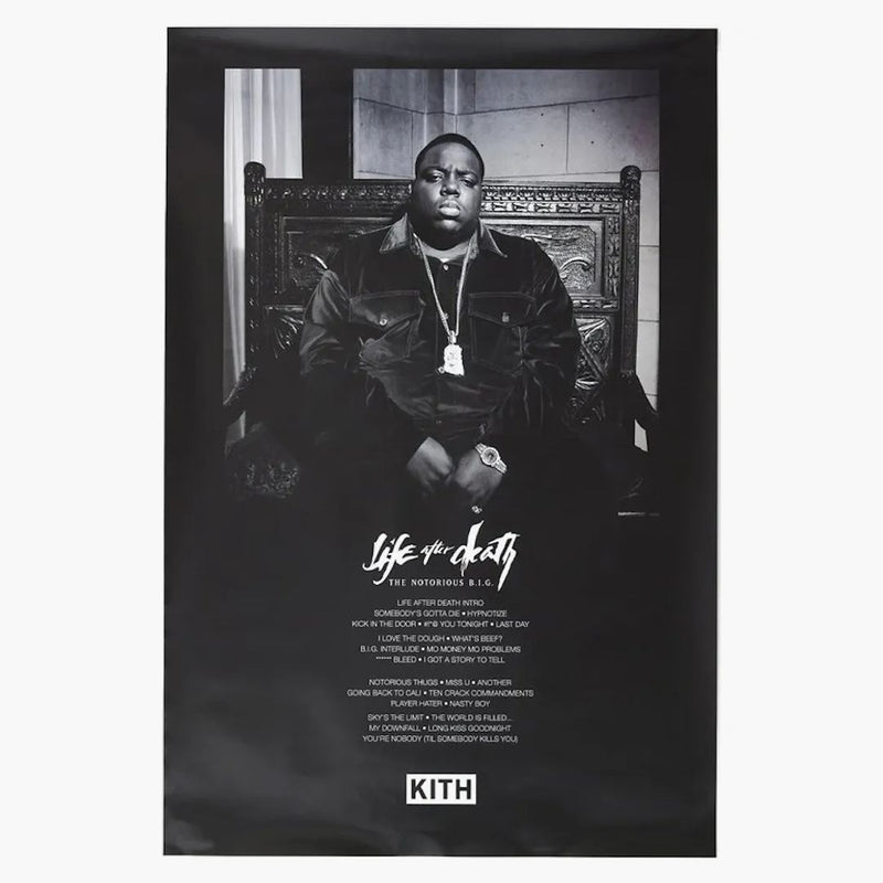Kith the notorious B.I.G Life After Death Poster Black