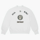 Kanye West Jesus is King Detroit Seal Crewneck White