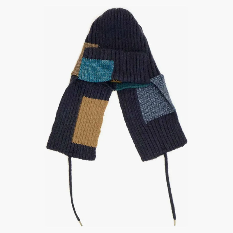 Capitale 5G Wool Tugihagi Gale Short Cap Navy