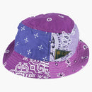 Capital Bandana Patchwork Short Brim Bucket Has Light Purple
