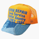 Capital Denim Repair Service Re-Construct Trucker has Gold/Brown