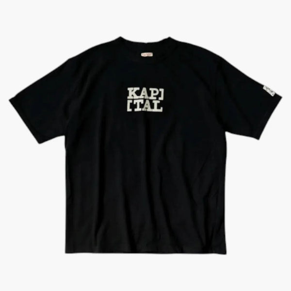 T-shirt di capitale da rookie in equipaggiamento nero
